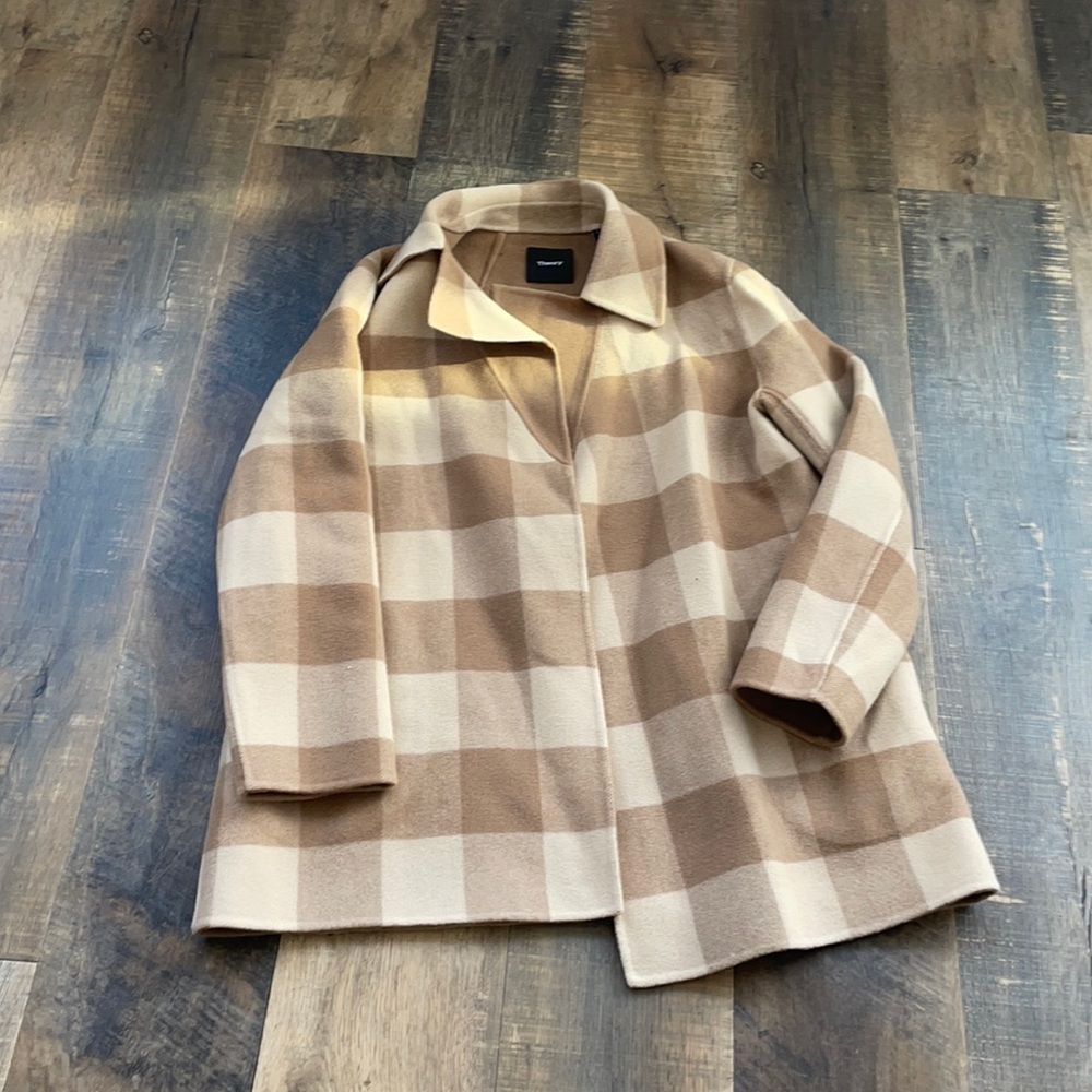 Nwot theory wool pea coat